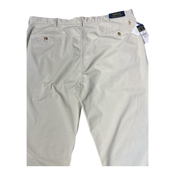 Polo Ralph Lauren Chino Pants Men's 42x34 Classic Fit Stretch Beige NWT - Picture 7 of 10